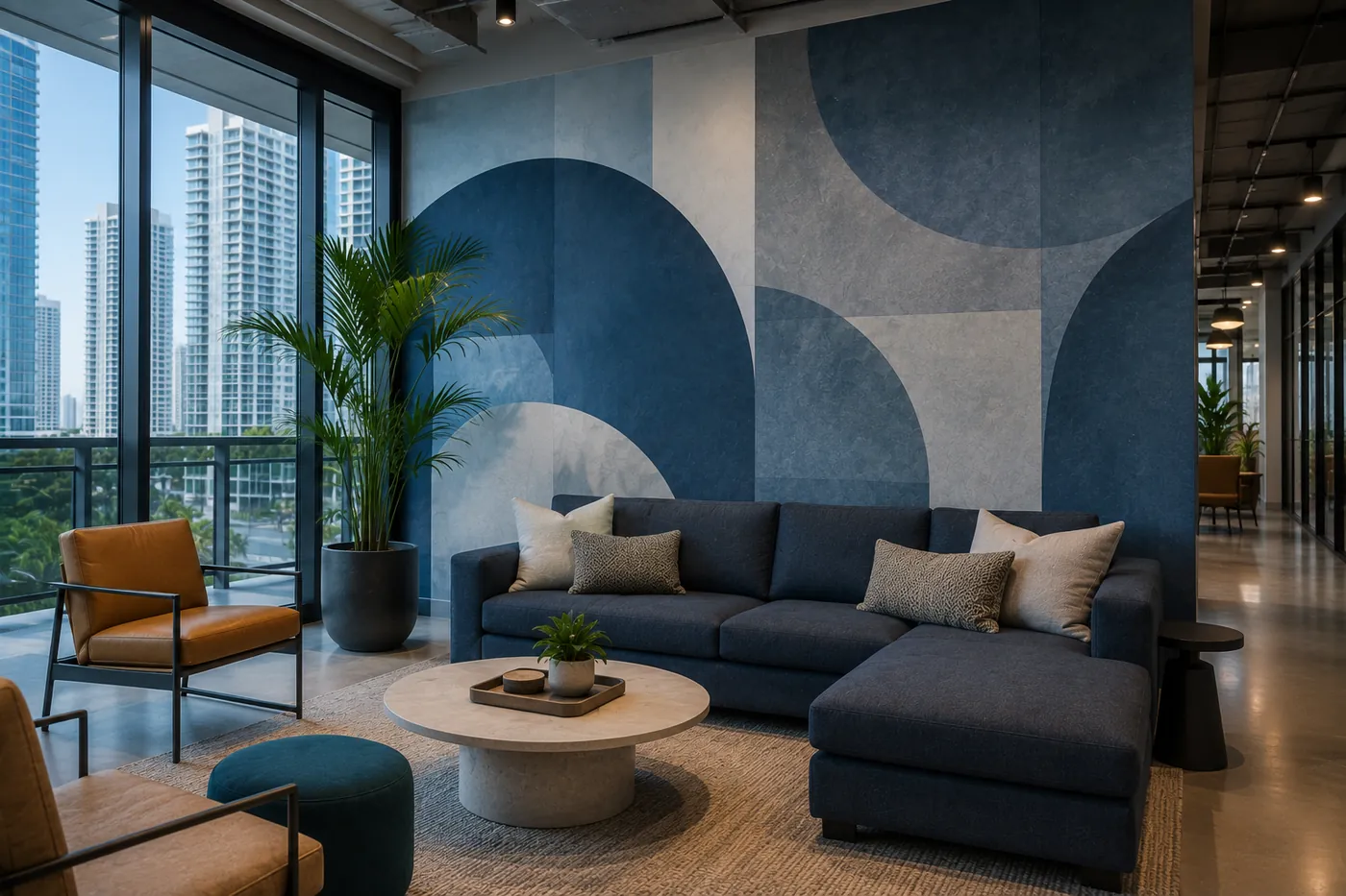Wall printing in Brickell and Downtown Miami